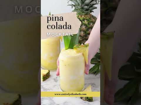 Easy Pina Colada Mocktail