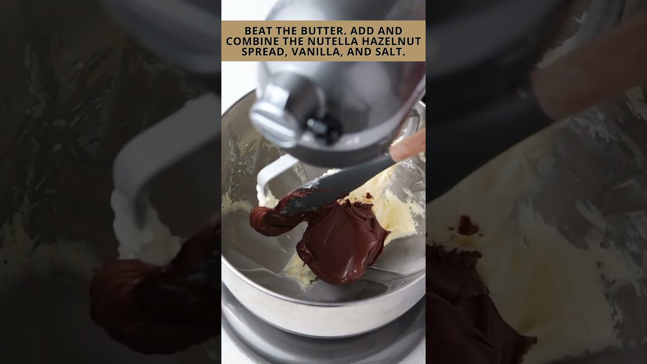 Creamy Nutella Buttercream Frosting