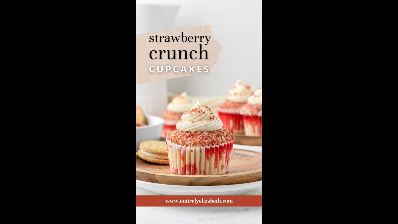 Strawberry Crunch Cupcakes Recipe