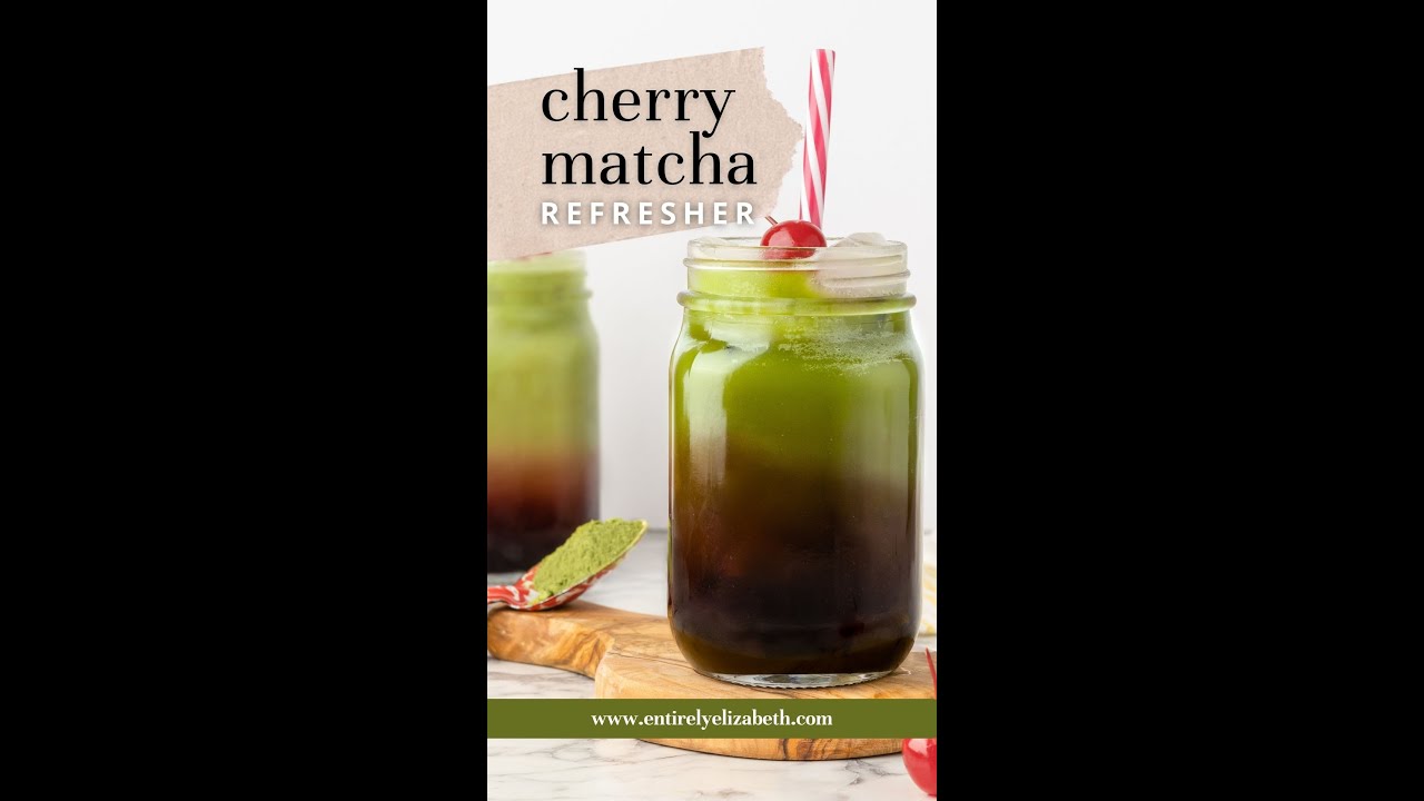 Cherry Matcha Refresher Recipe