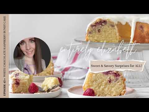 White Chocolate Raspberry Bundt Cake