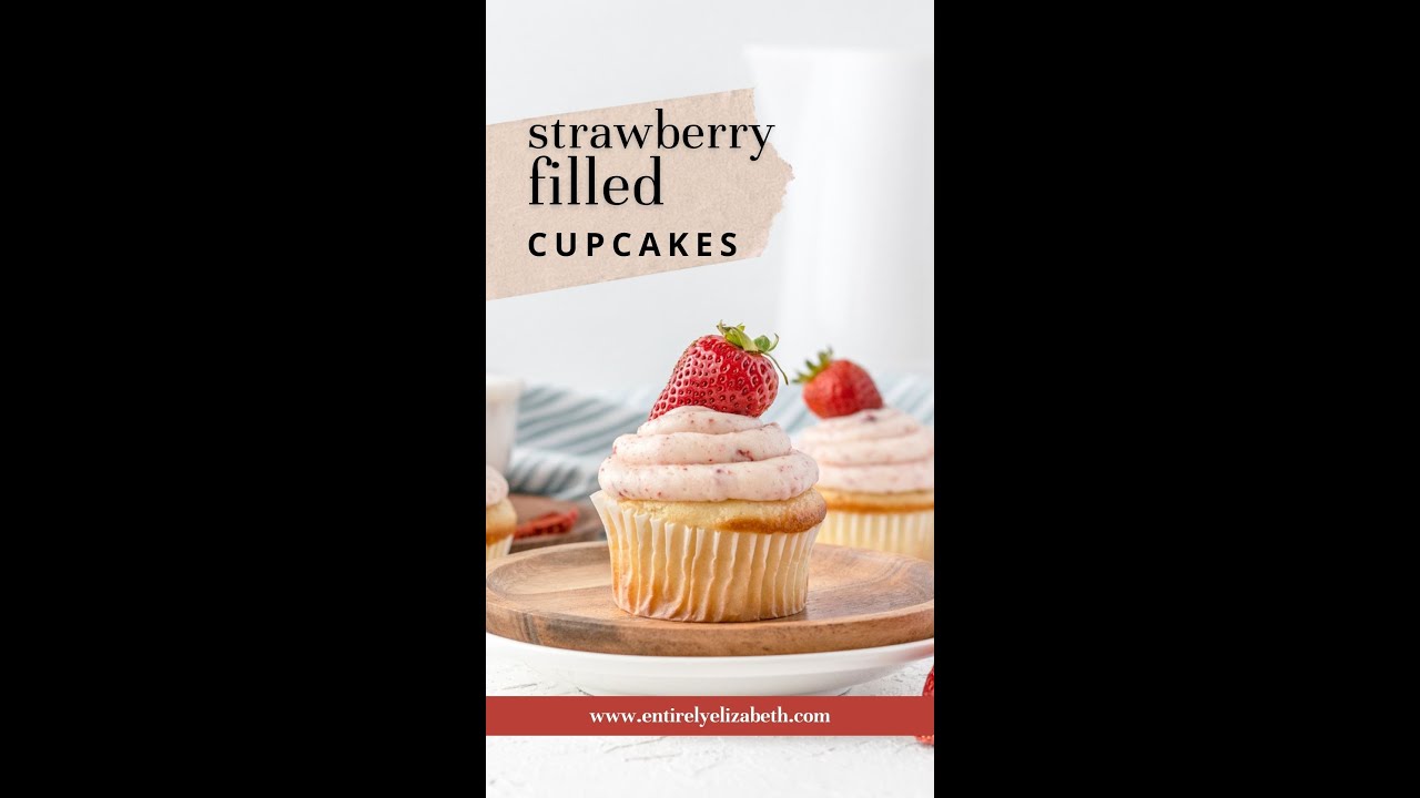 Strawberry Filled Cupcakes Recipe