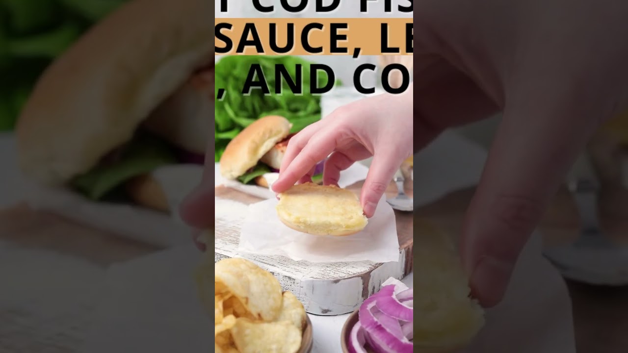 Baked Cod Fish Slider Sandwiches