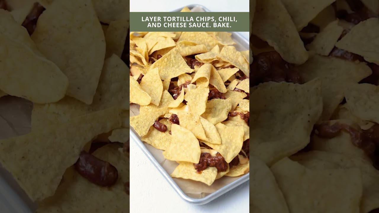 The Easiest Chili Cheese Nachos