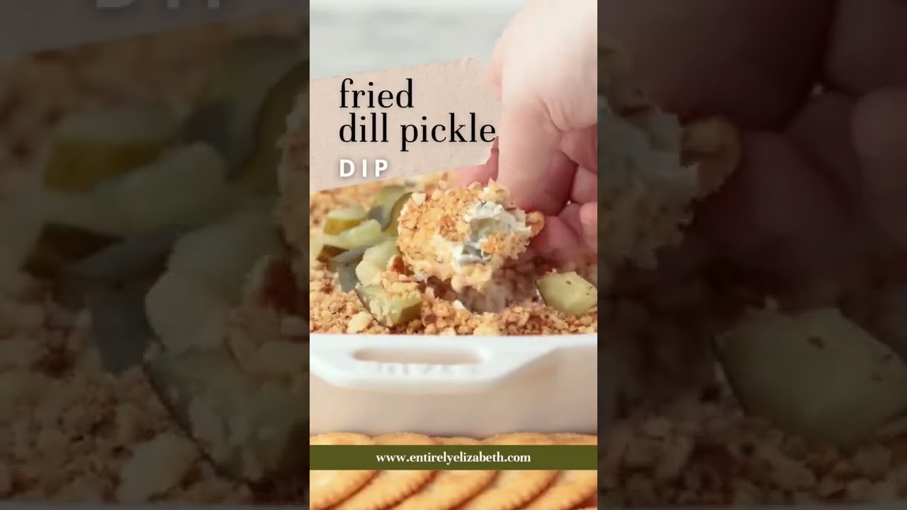 Fried Dill Pickle Dip