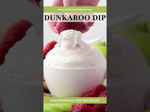 Easy Dunkaroo Dip (Cake Batter Dip)