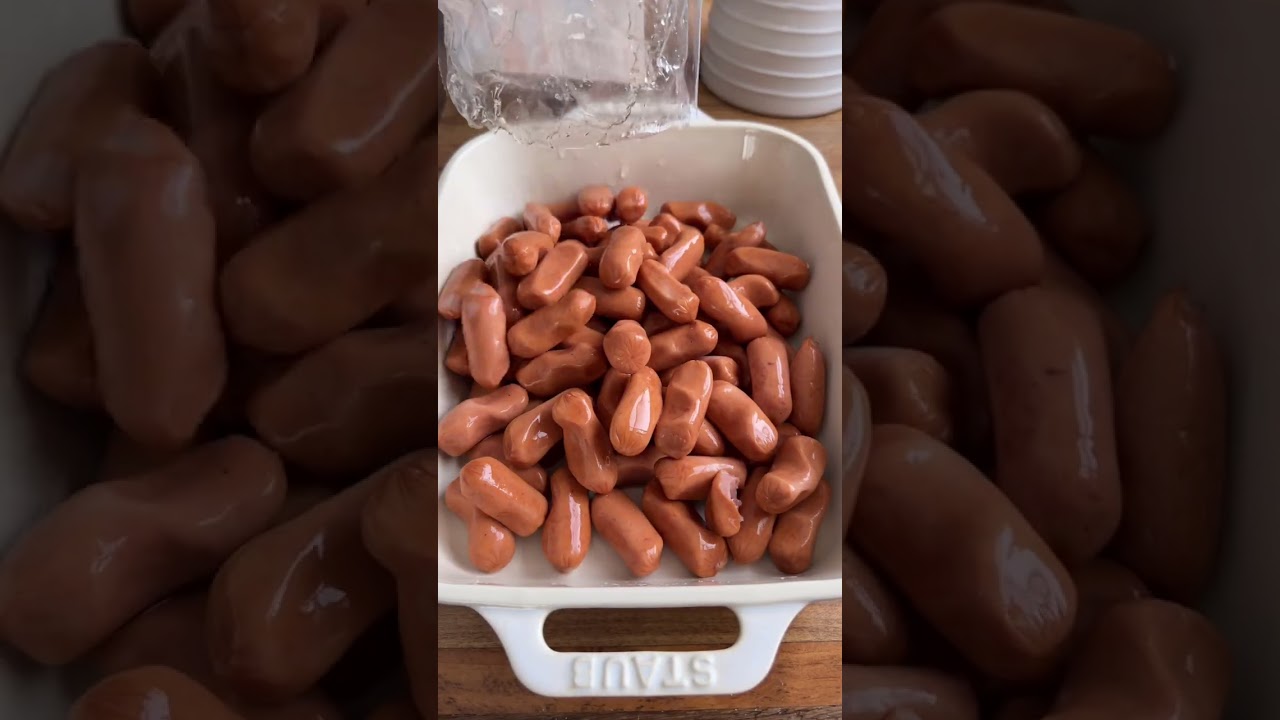 4 Ingredient Honey Mustard Sausages (with a dipping sauce!)