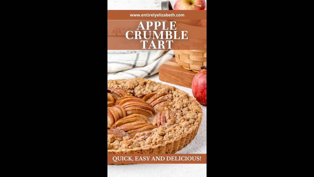 Simple Apple Crumble Tart