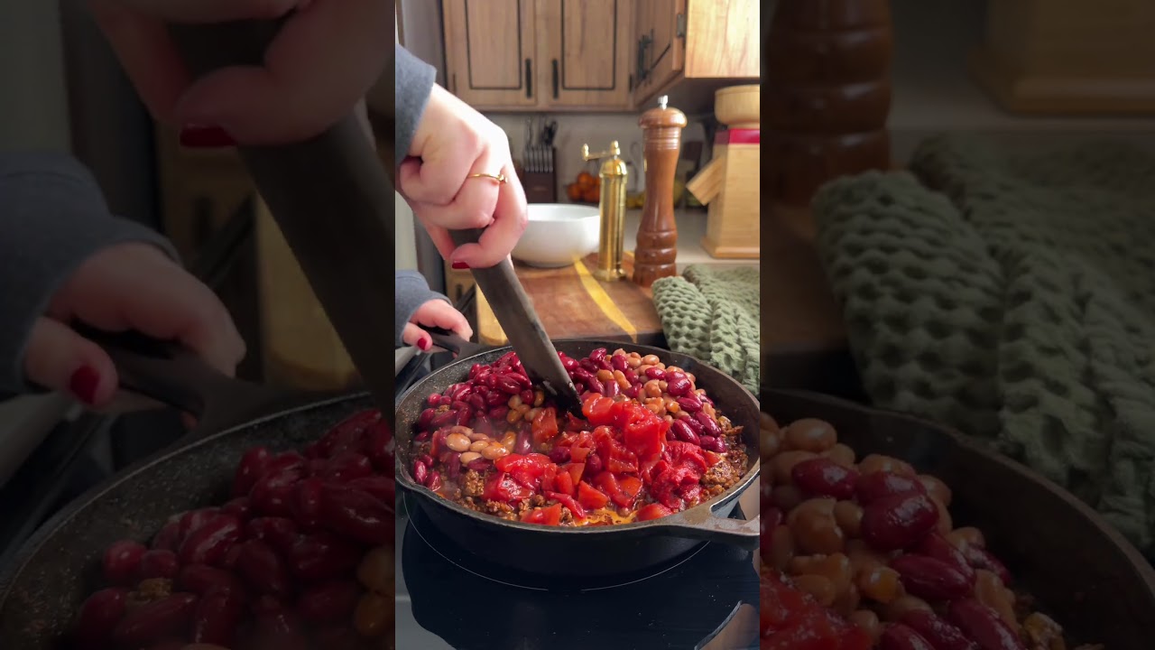 Cornbread Chili Skillet Recipe