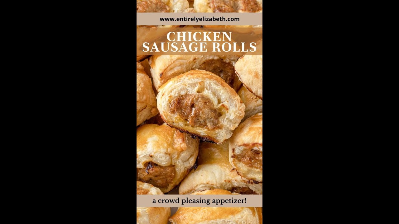 Healthier Chicken Sausage Rolls