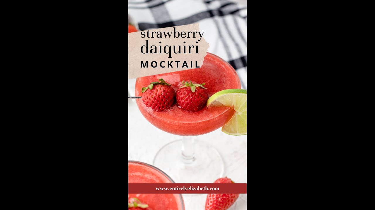 Frozen Strawberry Daiquiri Mocktail