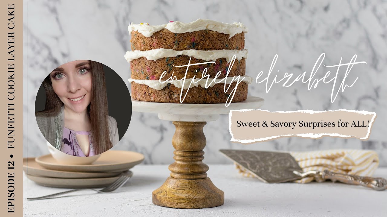 Funfetti Cookie Layer Cake