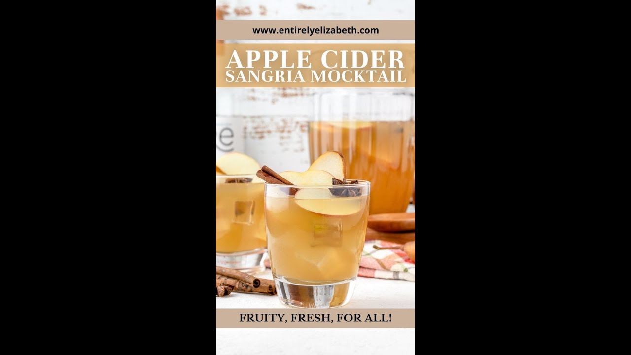 Apple Cider Sangria Mocktail