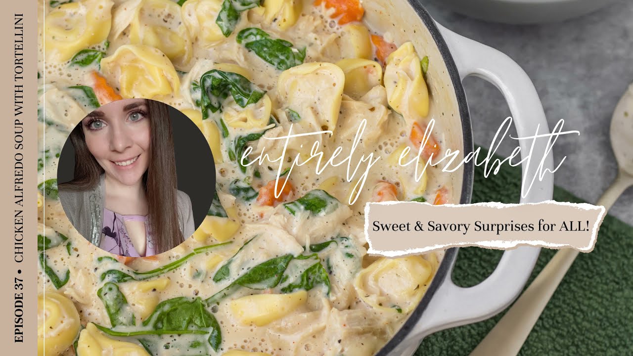 Chicken Alfredo Soup with Tortellini