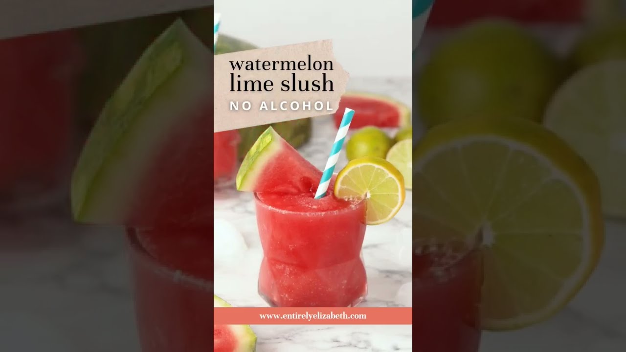 Watermelon Lime Slush Drink