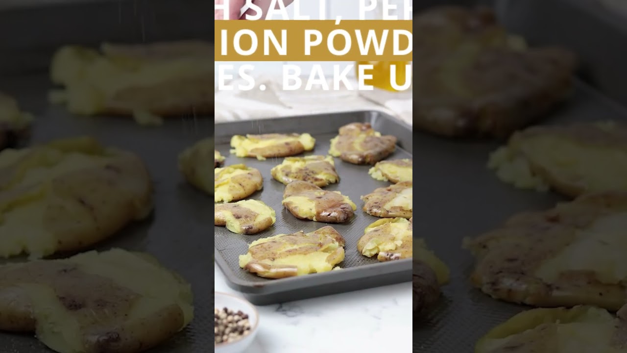 Crispy Smashed Fingerling Potatoes
