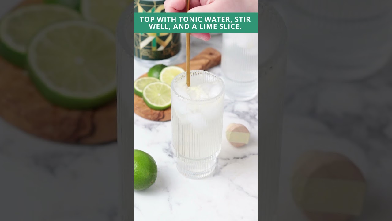 Gin and Tonic Mocktail with Non Alcoholic Gin