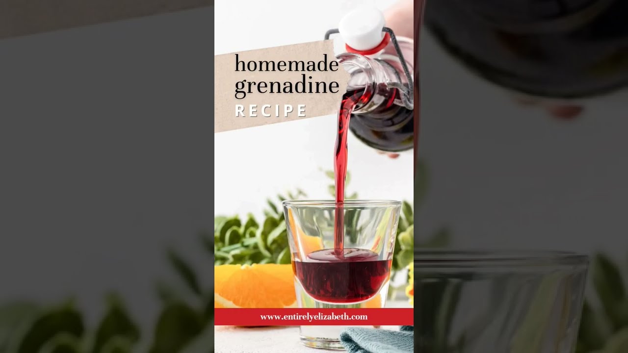 Homemade Grenadine in 10 minutes
