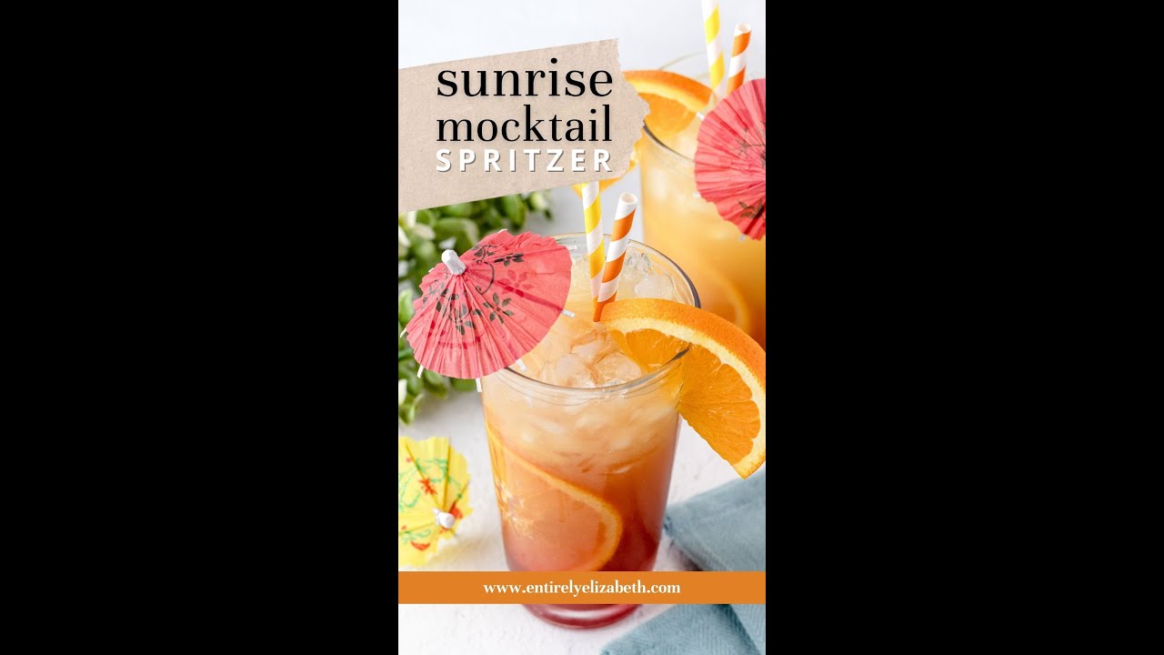 Sunrise Mocktail Spritzer