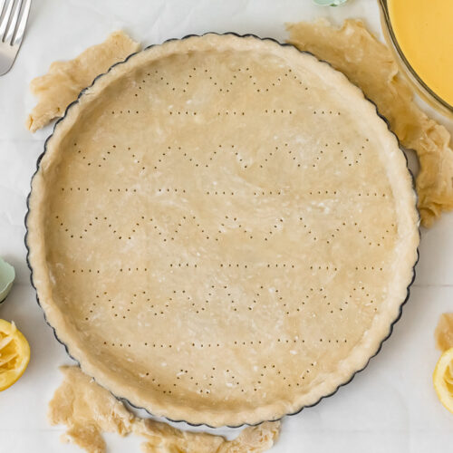 Rolled out Vodka Butter Pie Dough