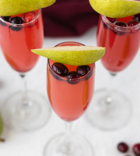 Cranberry Pear Mimosa