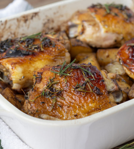 Rosemary and Thyme Chicken Thighs
