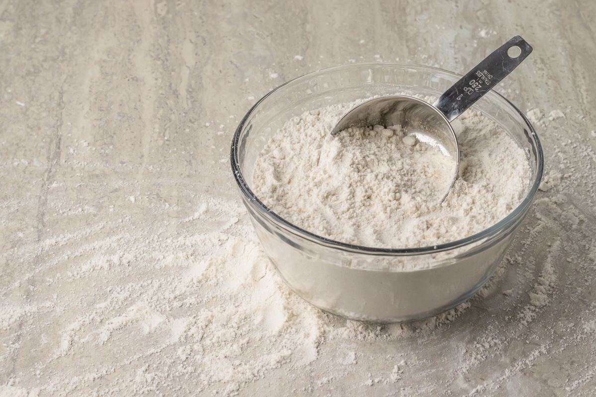Gluten free measure for measure flour.