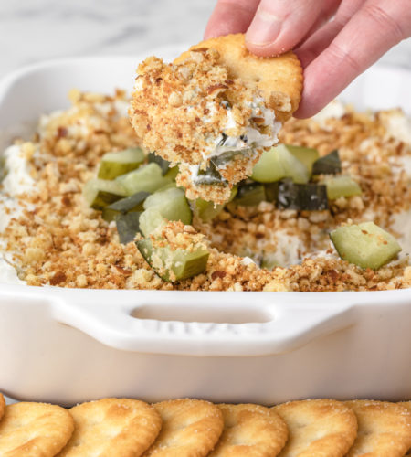 Fried Dill Pickle Dip
