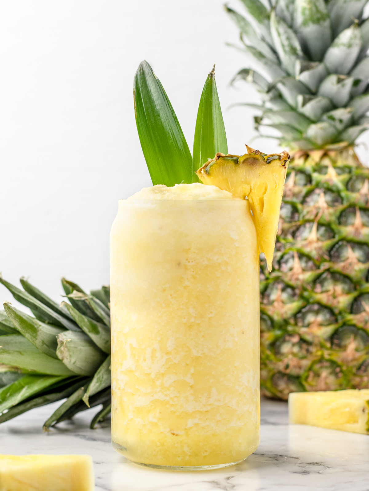 Pina Colada Mocktail ready to drink.