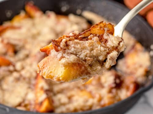 Smoked Peach Cobbler