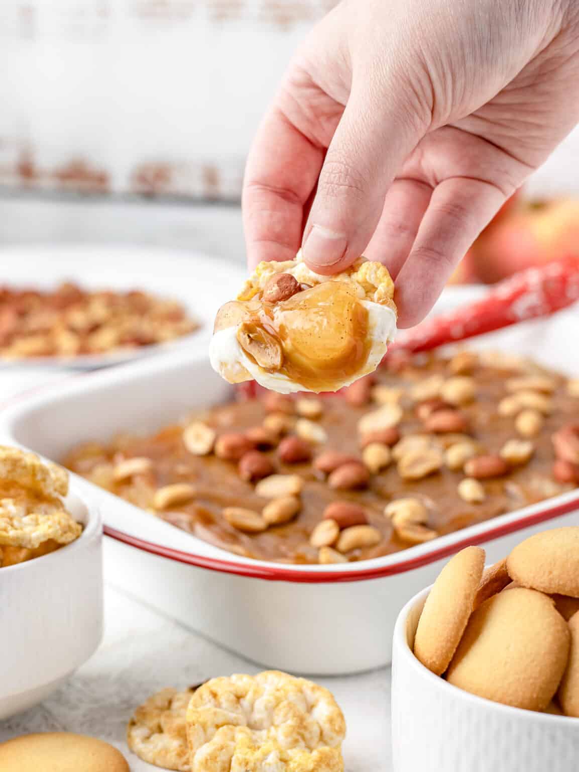 Caramel Apple Pie Dip Entirely Elizabeth